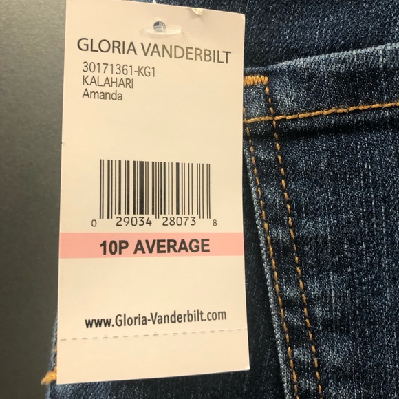 Gloria Vanderbilt Kalahari Jeans NWT - Picture 3 of 3